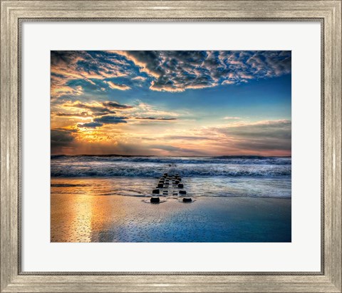 Framed Into the Sea Print