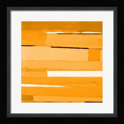 Framed Gold Monochromatic Print