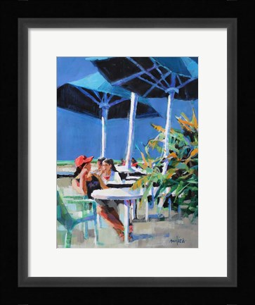 Framed Red Cap Print