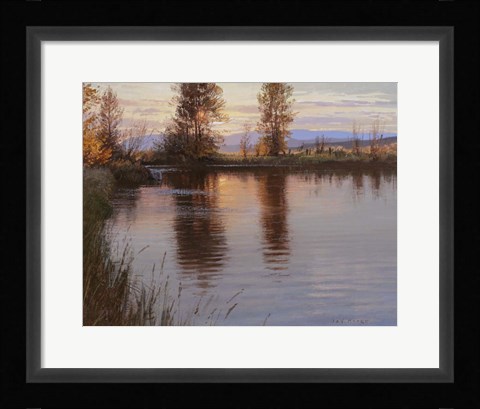 Framed Just before Nightfall Print