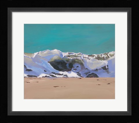 Framed Shore Break 1 Print