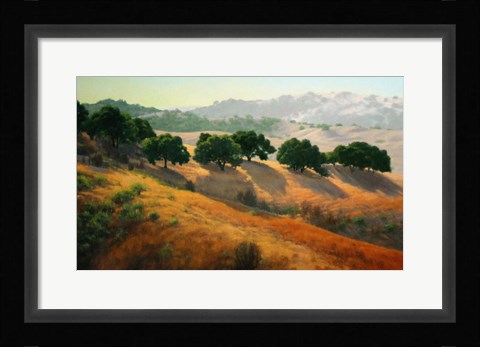 Framed Summer in the Hills Print