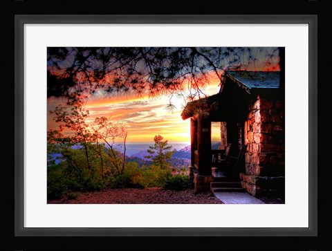 Framed Grand Canyon Cabin Print