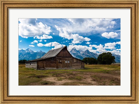 Framed Grand Teton Barn I Print