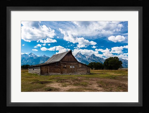 Framed Grand Teton Barn I Print
