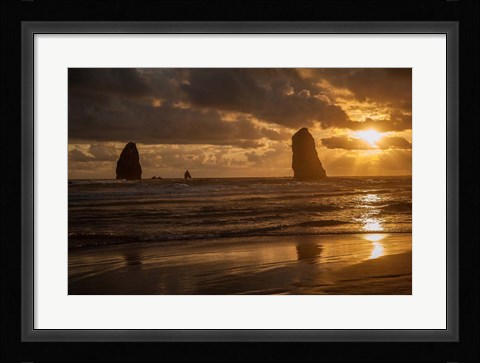 Framed Monolith Sunset Print