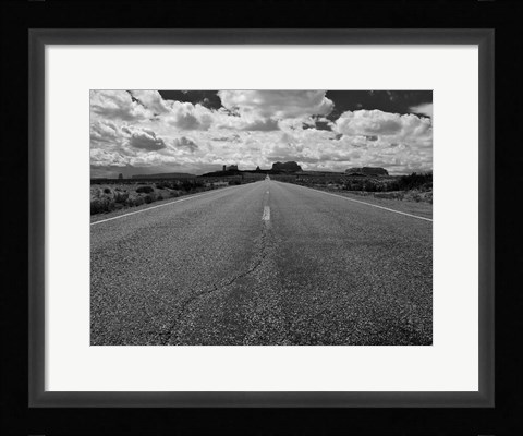 Framed Monument Valley Road Print