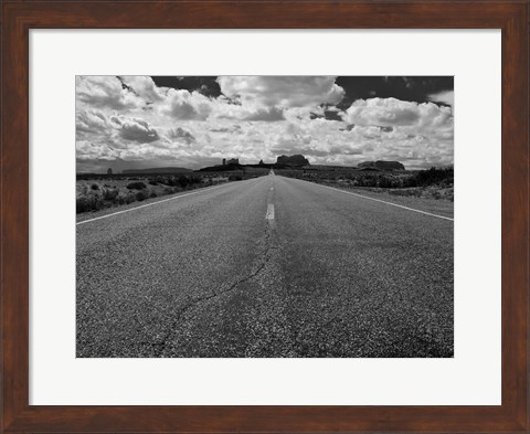 Framed Monument Valley Road Print