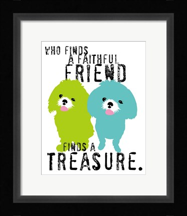 Framed Faithful Friend Print