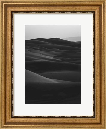 Framed Black Dunes Print