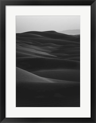 Framed Black Dunes Print