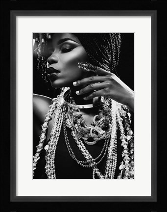 Framed Glitter Print