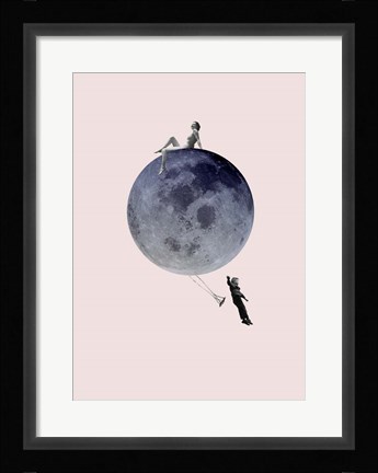 Framed Moon Jump Print