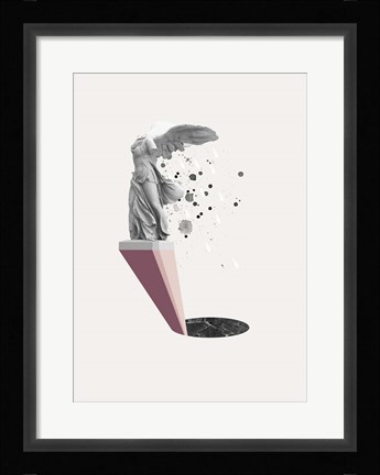 Framed Tears of Nike Print