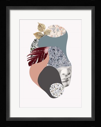 Framed Terazzo Amoebe 2 Print