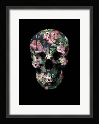 Framed Tropic Skull Print