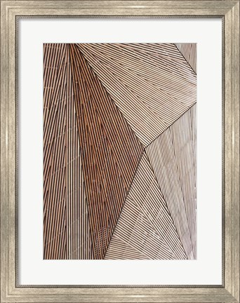 Framed Wooden Structure Print