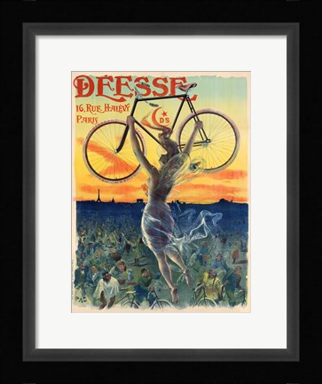 Framed Deesse Cycles Print