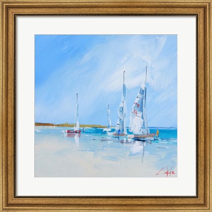 Framed Aspendale Sails 1 Print