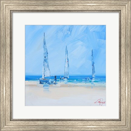 Framed Aspendale Sails 2 Print