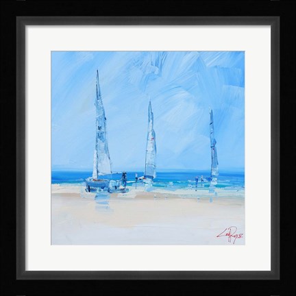 Framed Aspendale Sails 2 Print