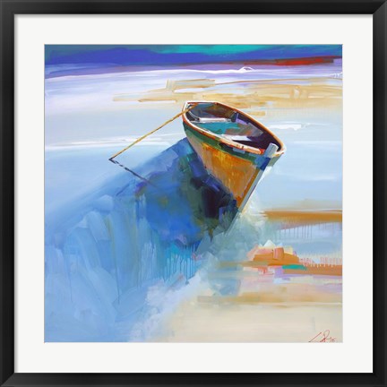 Framed Low Tide 1 Print