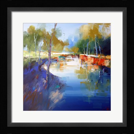 Framed Morning at Cobram Print