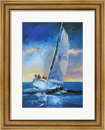 Framed Night Sail Print