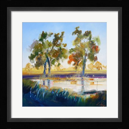 Framed Winter Rain Print