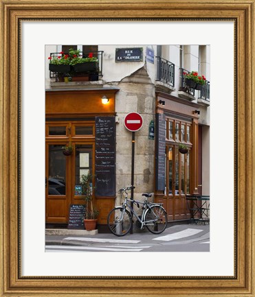 Framed Rue de la Colombe Print
