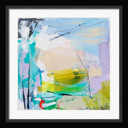 Framed Violet Vigor III Print