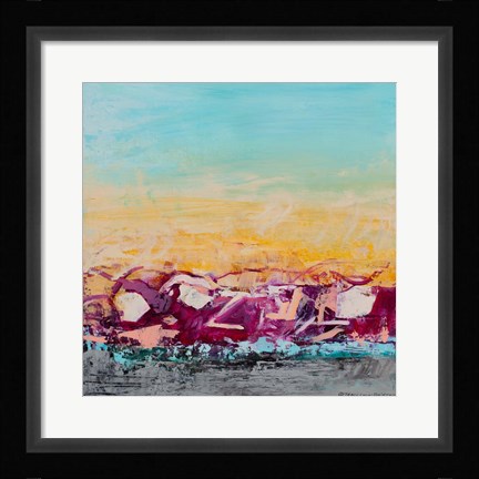 Framed Whispered Wanderlust III Print