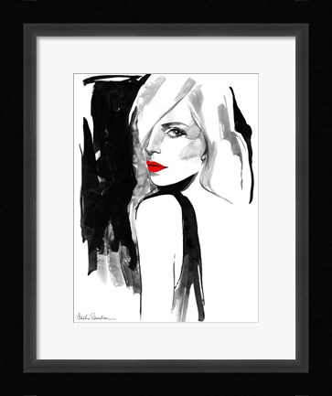 Framed Over the Shoulder Print