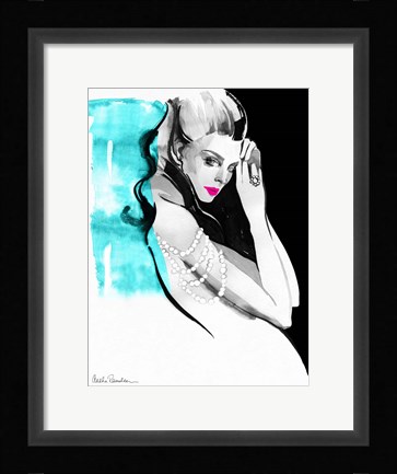 Framed Shoulder Necklace Print