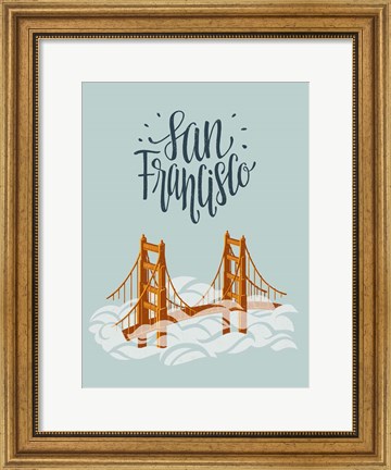 Framed San Francisco Travel Print