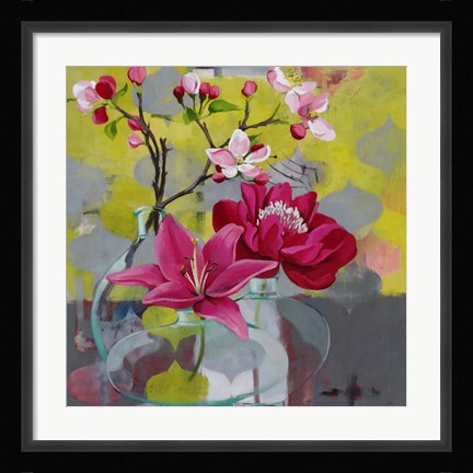 Framed Apple Blossom Trio Print
