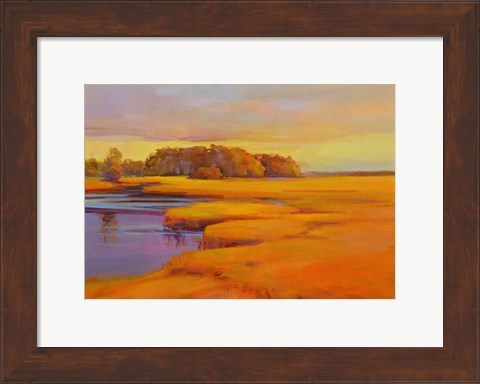 Framed Autumn Marsh Print