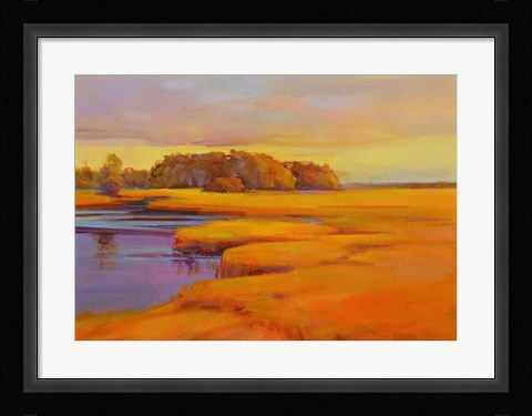 Framed Autumn Marsh Print
