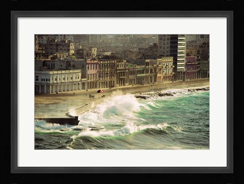 Framed Red Car Print