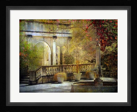 Framed Courtyard Print