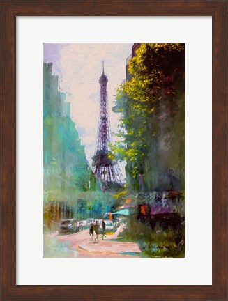 Framed Paris Street Print