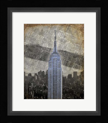 Framed New York II Print