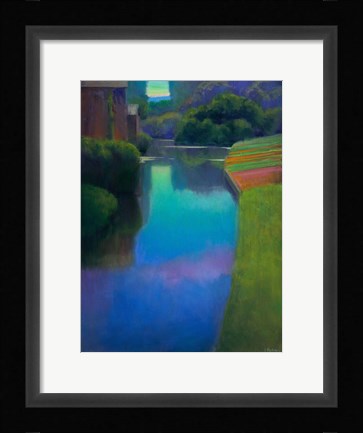 Framed Dusk at Contevoir Print