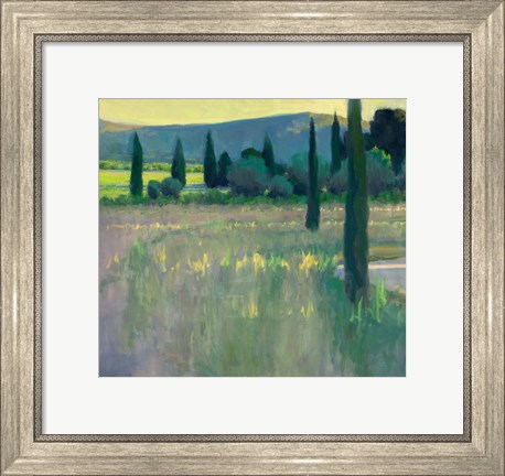 Framed Evening at the Chateau Print