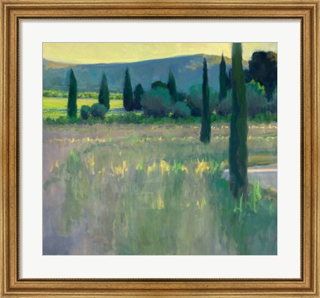 Framed Evening at the Chateau Print