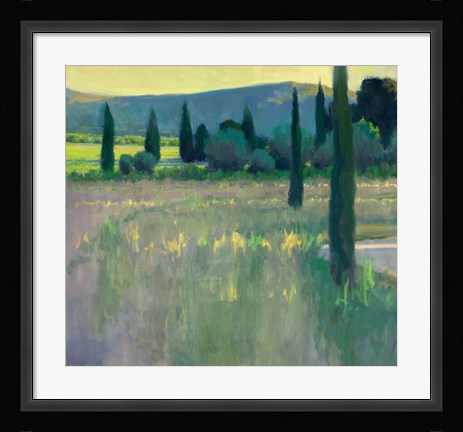 Framed Evening at the Chateau Print