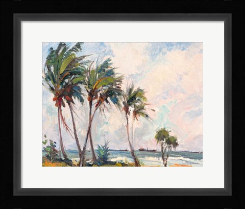 Framed Six Palms Print