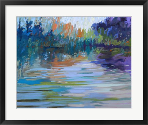 Framed Waterways VI Print
