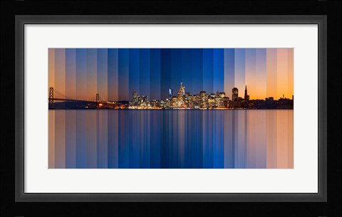Framed Chromatic Symphony San Francisco Print