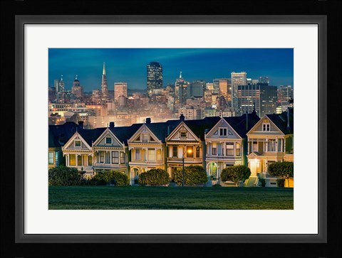 Framed Painted Ladies Print